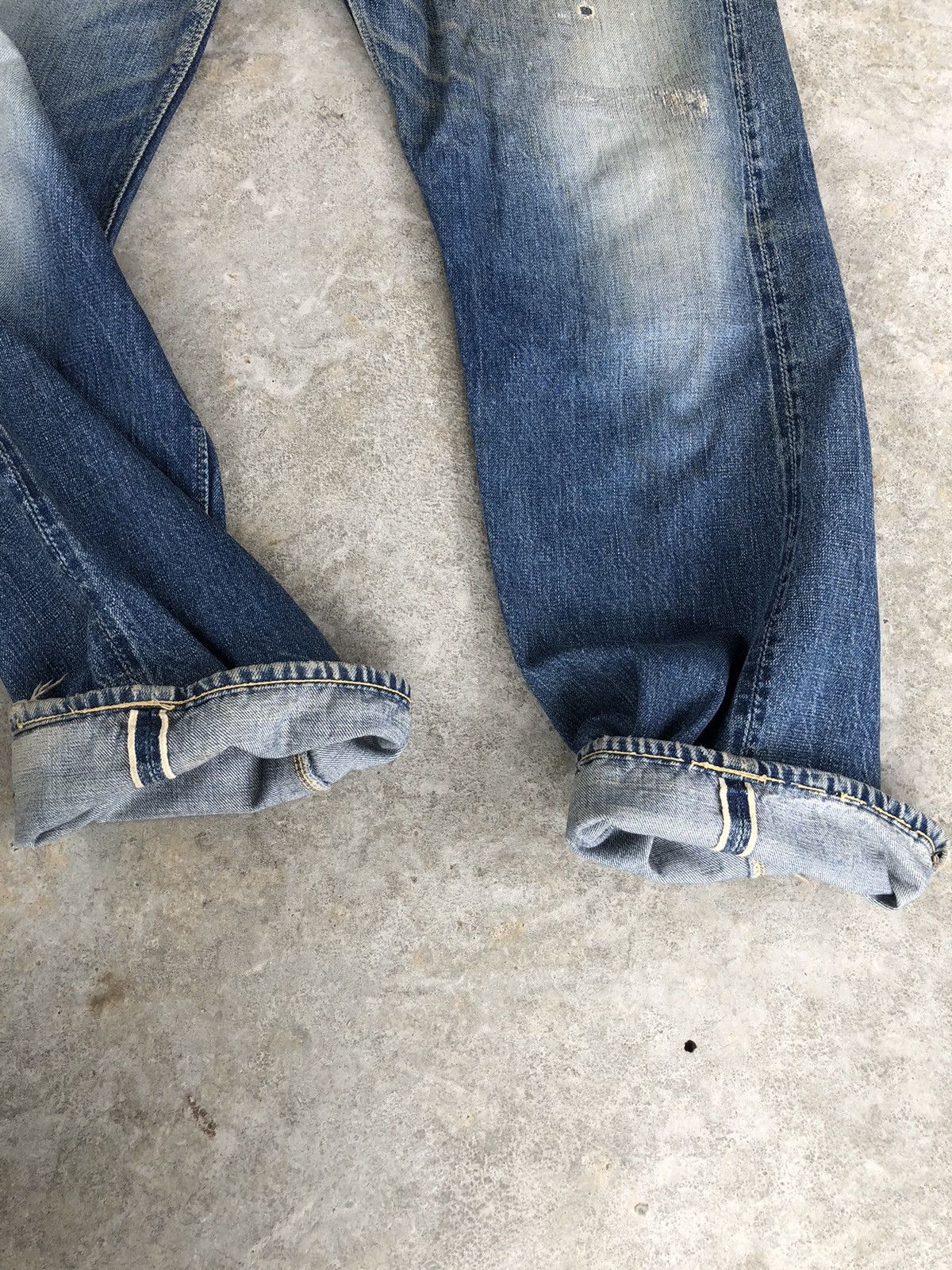 Warehouse & Co. Vintage Warehouse Selvedge Distressed Denim Size US 35 - 16 Thumbnail