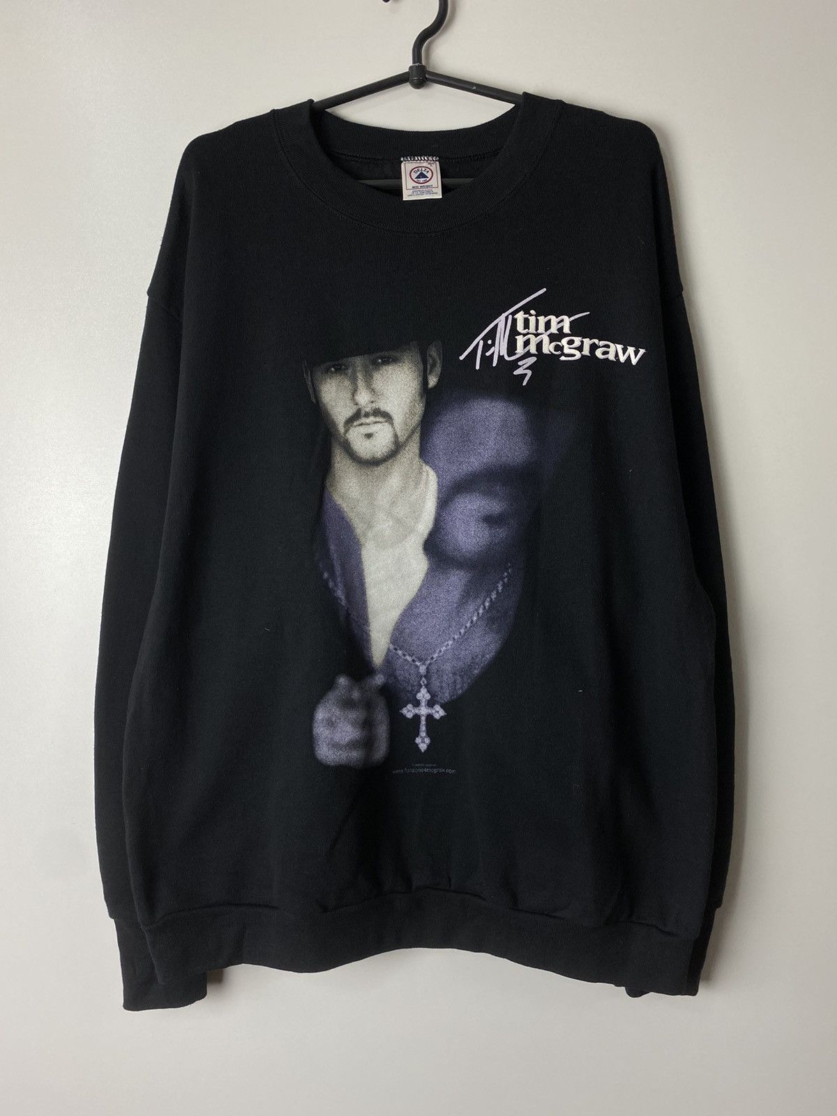Vintage Tim McGraw 1999 vintage Delta sweatshirt size L Size US L / EU 52-54 / 3 - 1 Thumbnail