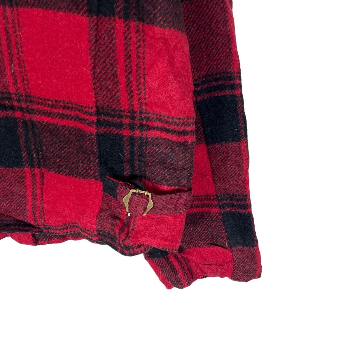 Flannel × Japanese Brand × Vintage ⚡️MACEYE RED SHADOW TARTAN ZIPPER JACKET Size US L / EU 52-54 / 3 - 5 Thumbnail