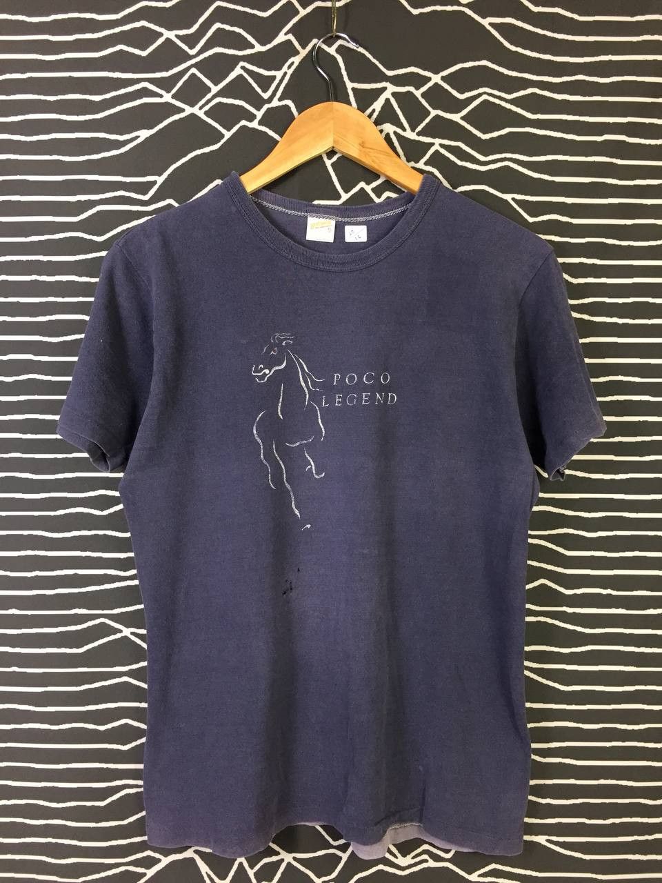 Vintage Vtg 90s Distressed Sportswear Poco Legend Single Stitch Tee Size US XL / EU 56 / 4 - 2 Thumbnail