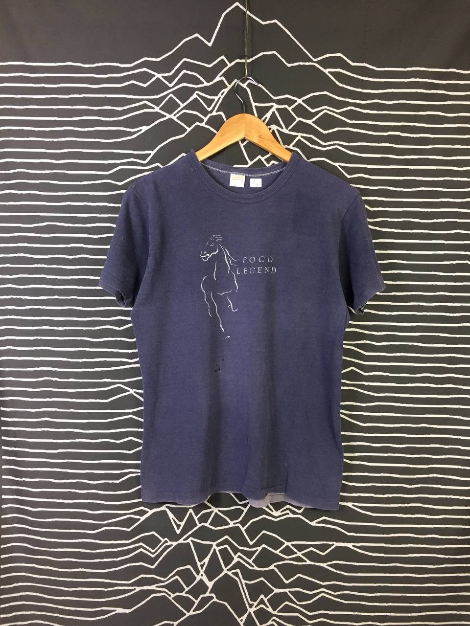 Vintage Vtg 90s Distressed Sportswear Poco Legend Single Stitch Tee Size US XL / EU 56 / 4 - 1 Thumbnail