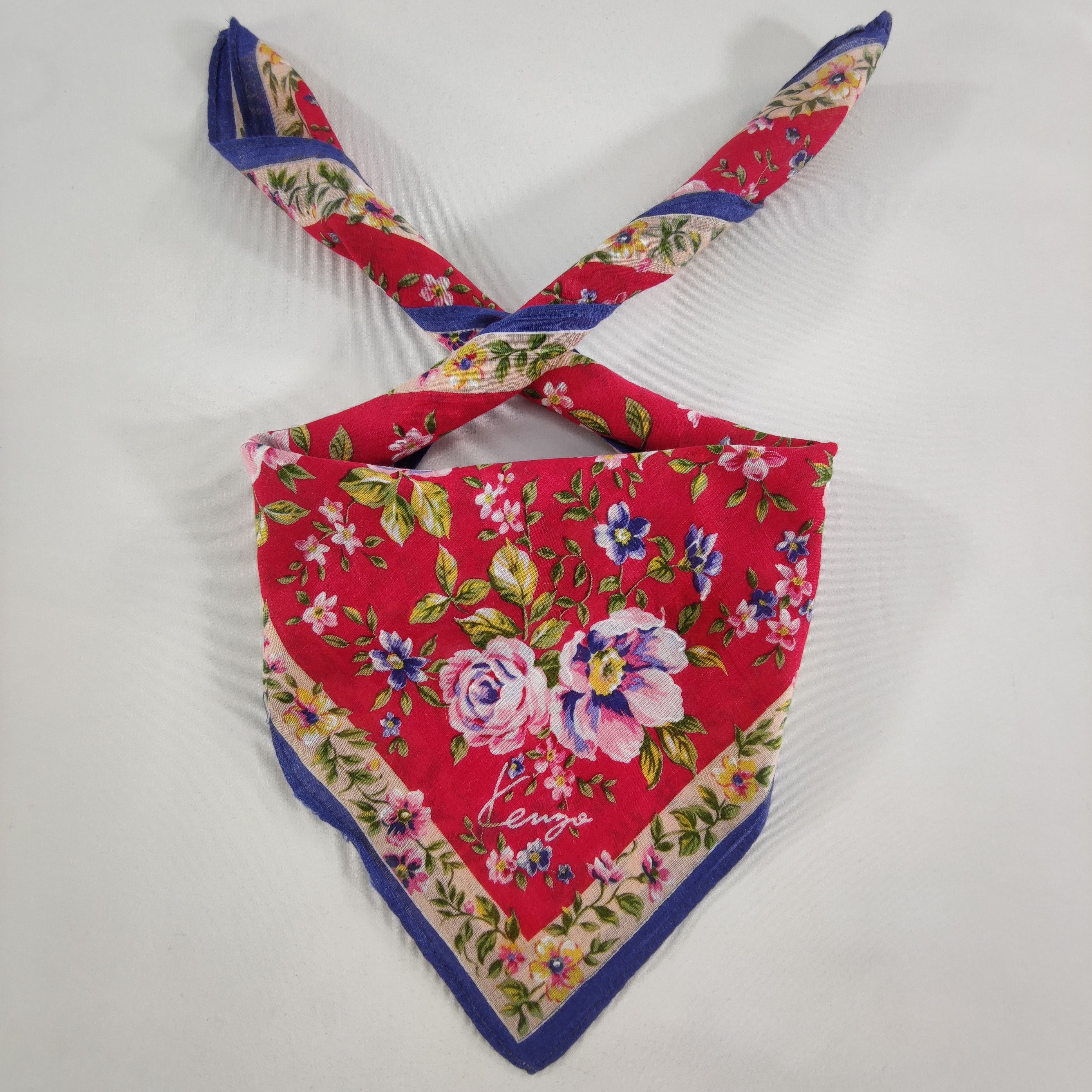 Kenzo × Vintage Kenzo Handkerchief / Neckerchief / Bandana Size ONE SIZE - 1 Thumbnail