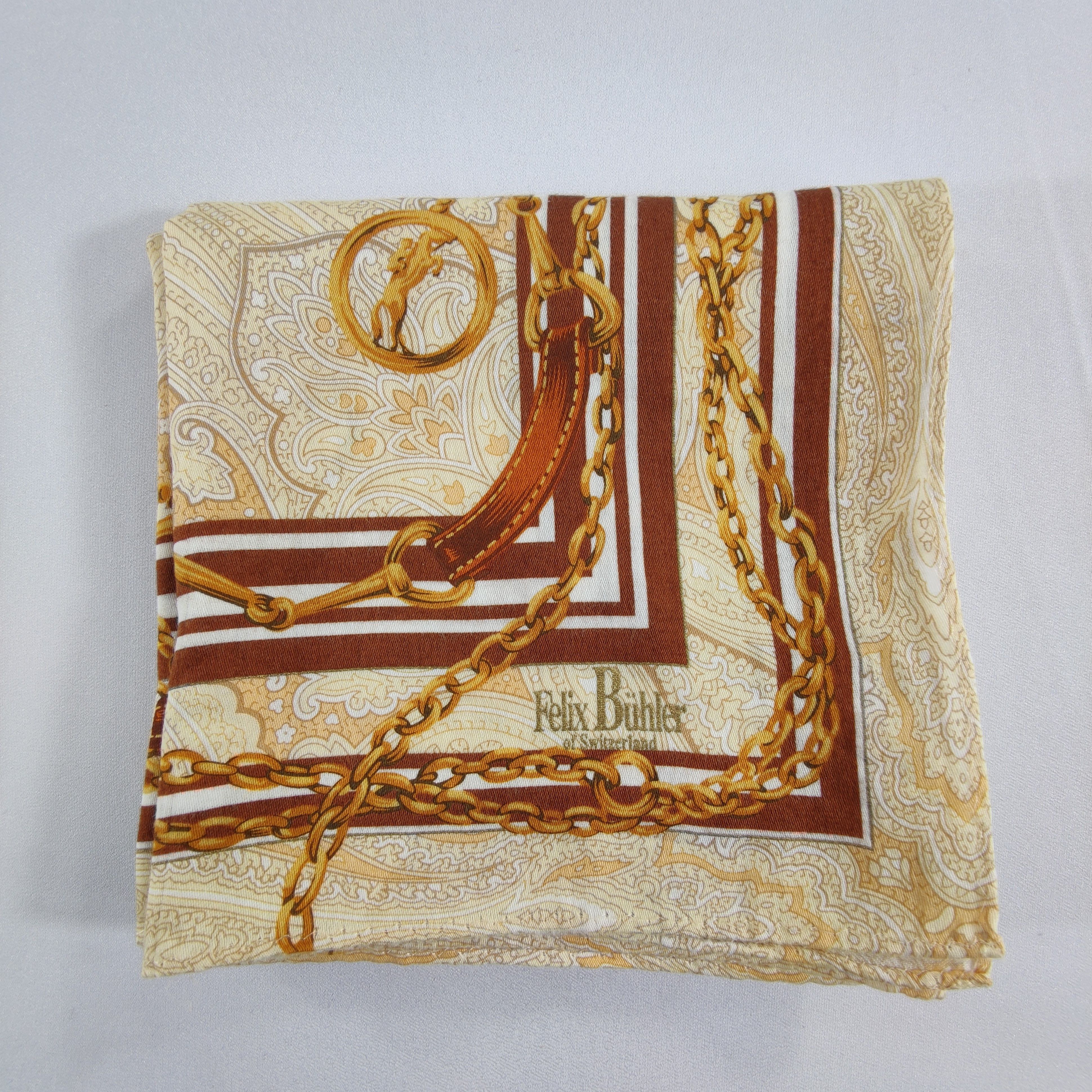 Vintage Felix Buhler Handkerchief/Neckerchief/Bandana Size ONE SIZE - 4 Thumbnail