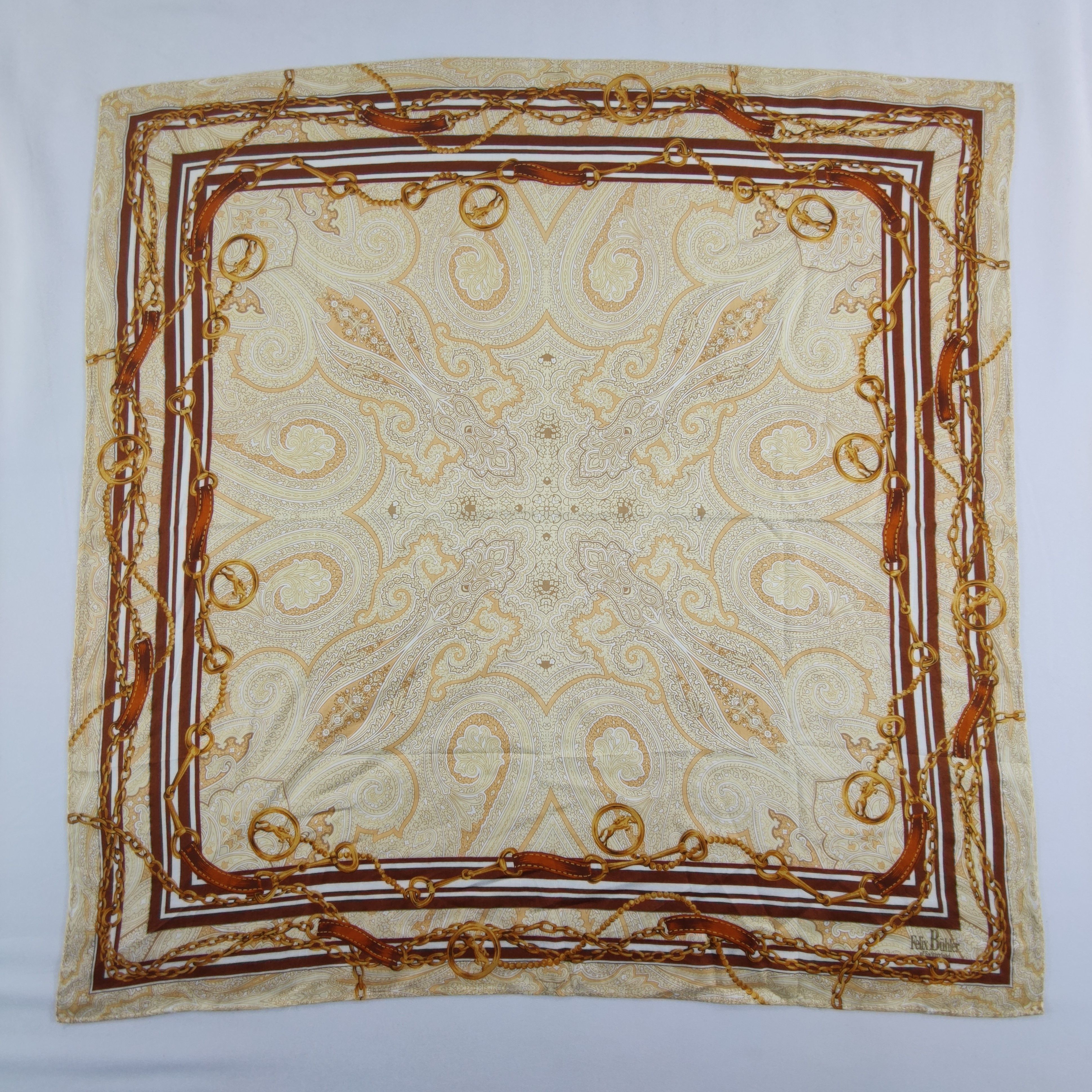Vintage Felix Buhler Handkerchief/Neckerchief/Bandana Size ONE SIZE - 2 Thumbnail