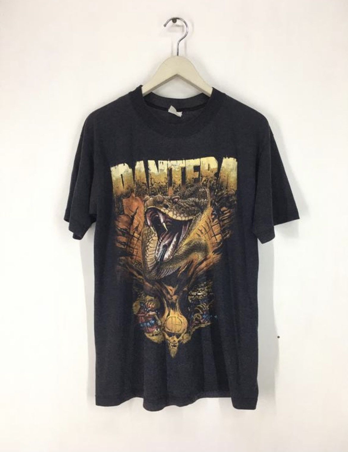 Band Tees Vintage 90s Pantera heavy Metal bootleg band tee Size US L / EU 52-54 / 3 - 1 Thumbnail