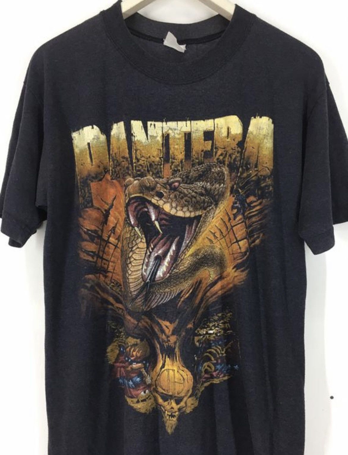 Band Tees Vintage 90s Pantera heavy Metal bootleg band tee Size US L / EU 52-54 / 3 - 3 Thumbnail