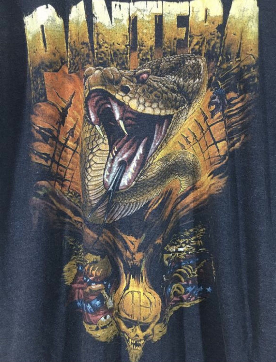 Band Tees Vintage 90s Pantera heavy Metal bootleg band tee Size US L / EU 52-54 / 3 - 4 Thumbnail