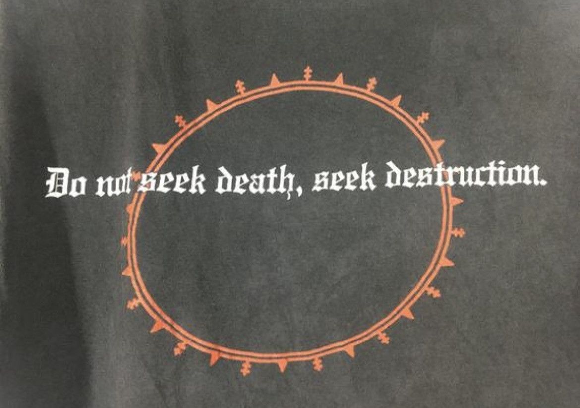 Band Tees Vtg Y2K Marilyn Manson do not seek death, seek destruction Size US S / EU 44-46 / 1 - 4 Thumbnail