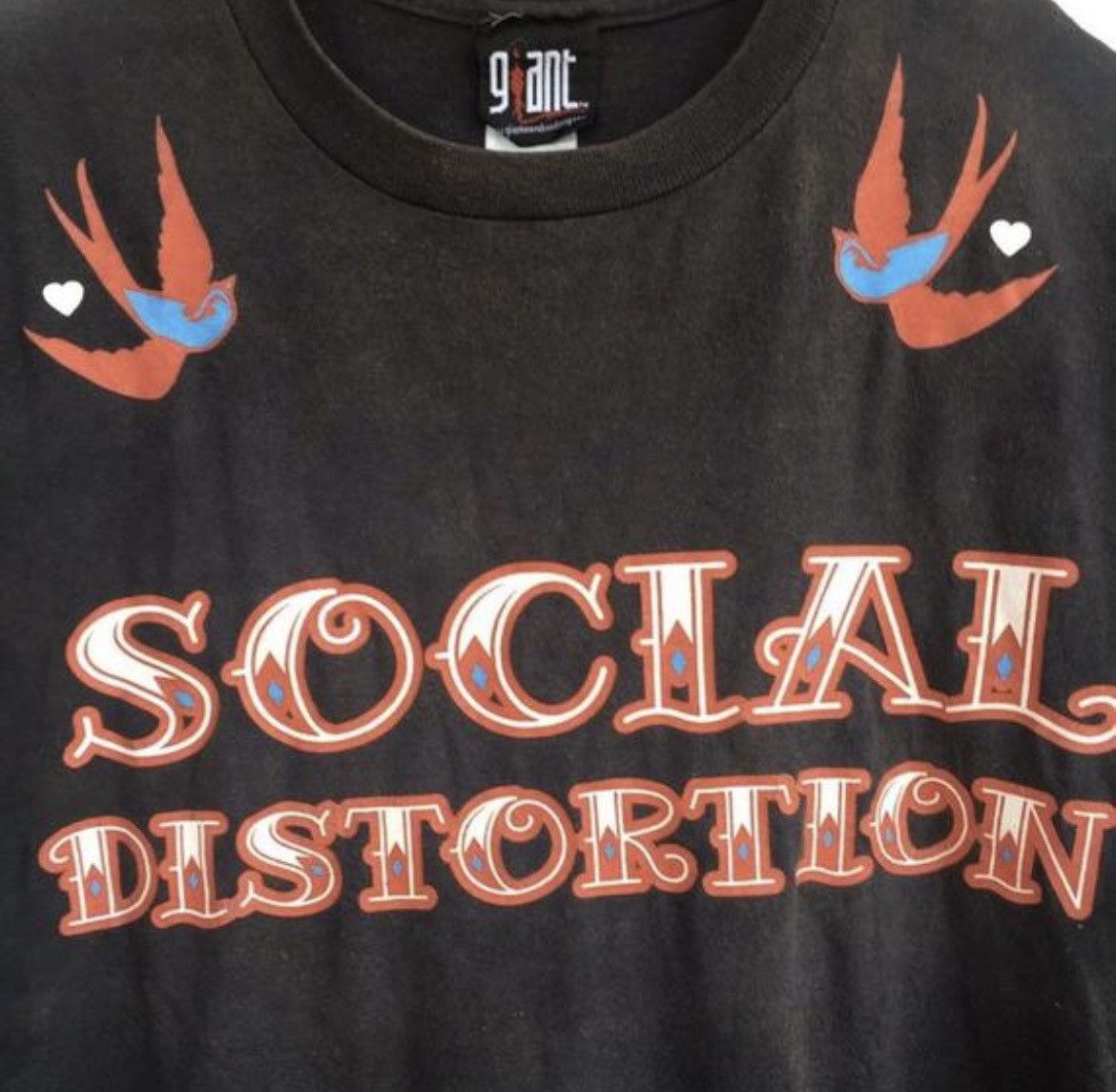 Band Tees Vintage 90s Social Distortion punk band tee Size US M / EU 48-50 / 2 - 3 Thumbnail