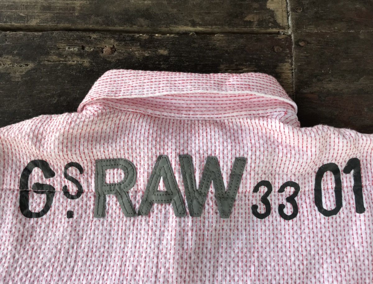 G-Star Gstar RAW Button up Short Sleeve Big Logi Tshirt Size US M / EU 48-50 / 2 - 3 Thumbnail