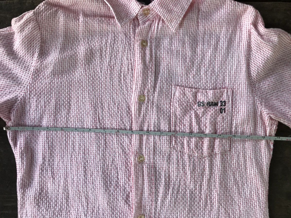 G-Star Gstar RAW Button up Short Sleeve Big Logi Tshirt Size US M / EU 48-50 / 2 - 12 Thumbnail
