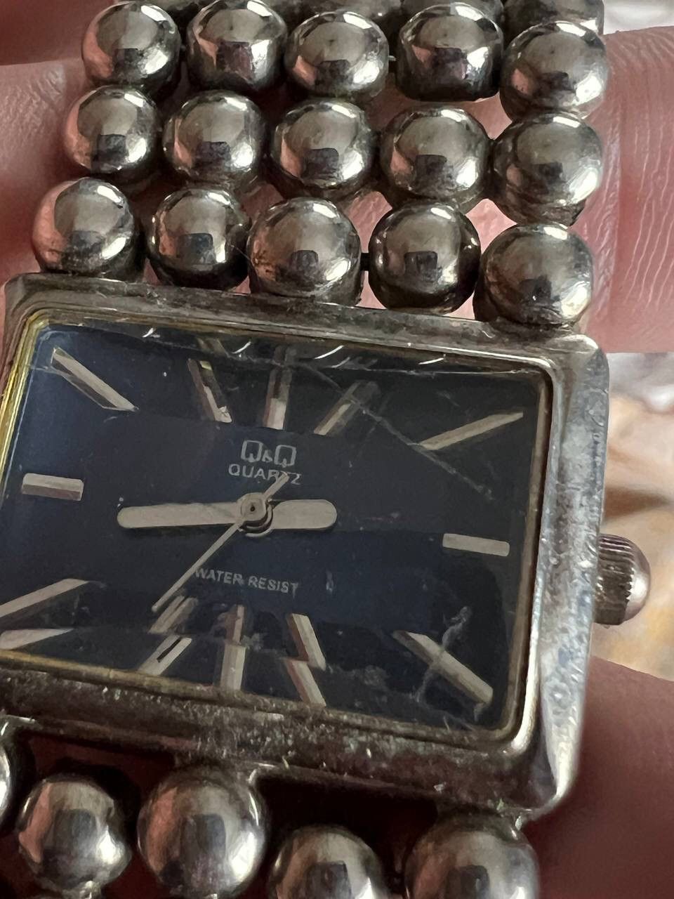 Japanese Brand × Vintage Vintage Japanese style futuristic Studded Watch Omax Y2K Size ONE SIZE - 5 Thumbnail