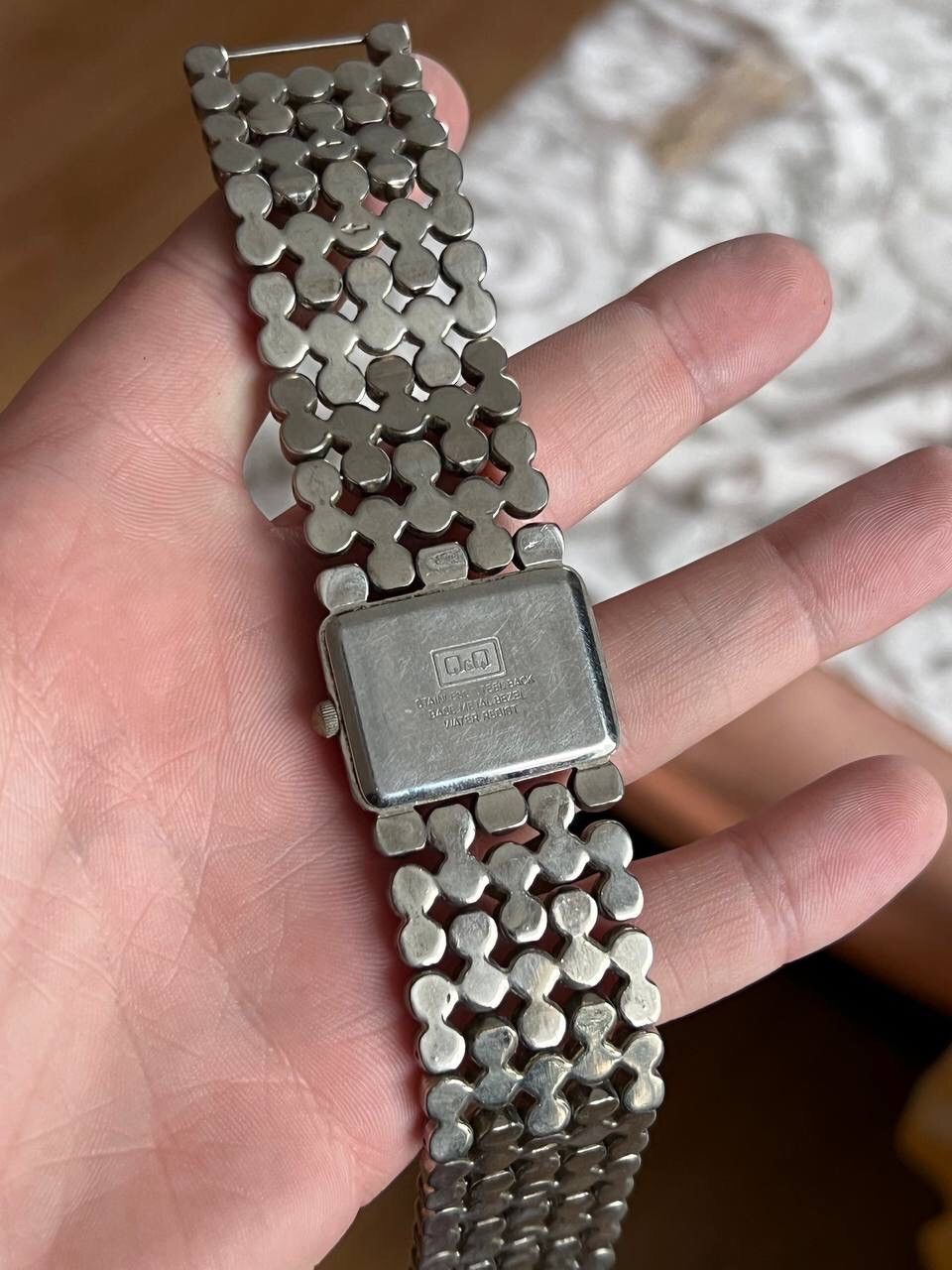 Japanese Brand × Vintage Vintage Japanese style futuristic Studded Watch Omax Y2K Size ONE SIZE - 3 Thumbnail