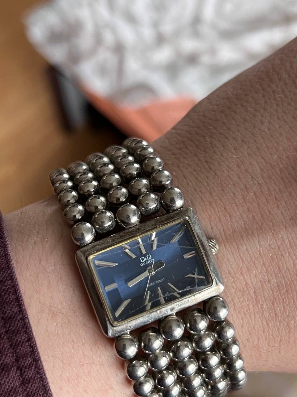 Japanese Brand × Vintage Vintage Japanese style futuristic Studded Watch Omax Y2K Size ONE SIZE - 4 Thumbnail