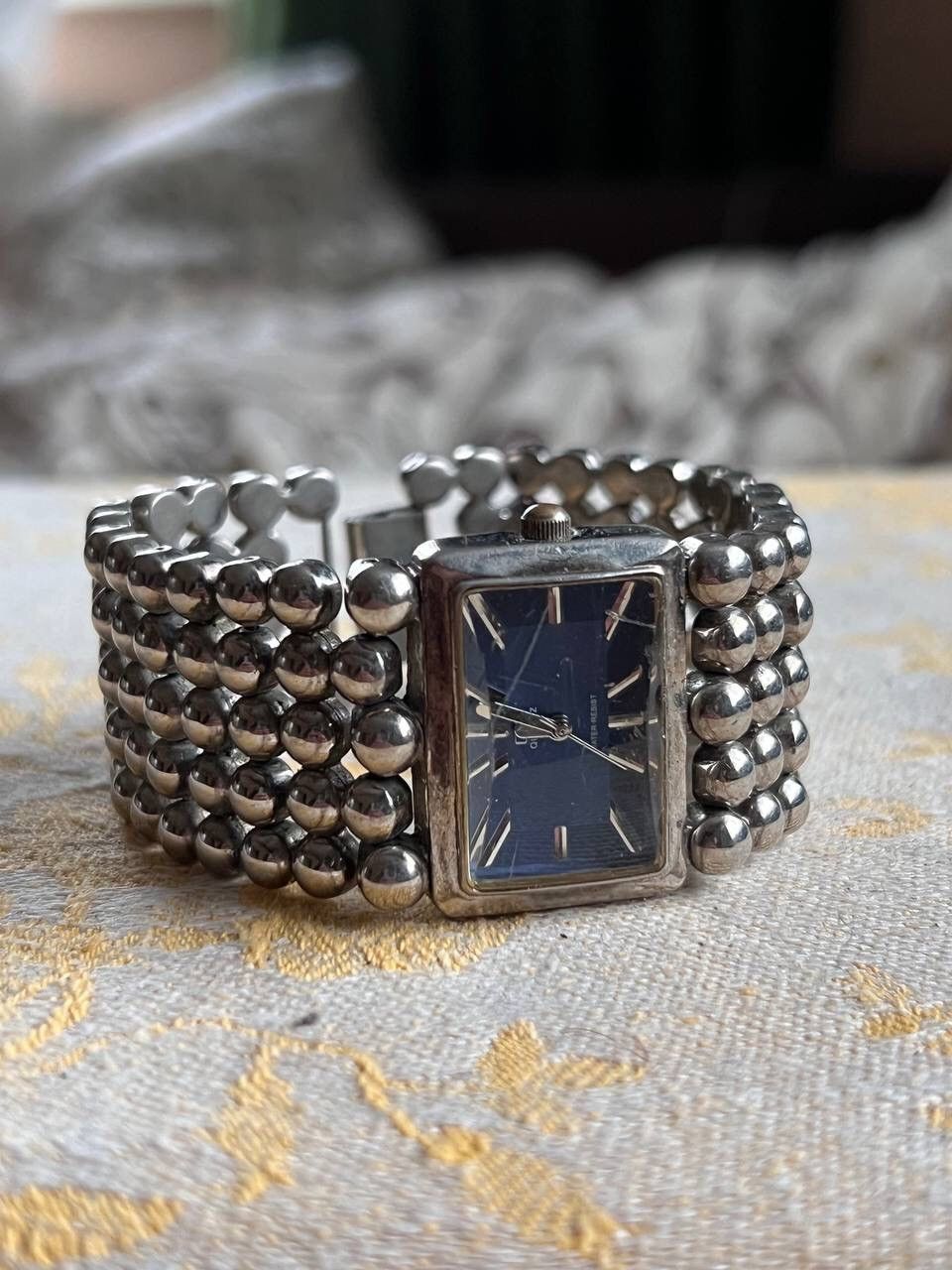 Japanese Brand × Vintage Vintage Japanese style futuristic Studded Watch Omax Y2K Size ONE SIZE - 1 Thumbnail