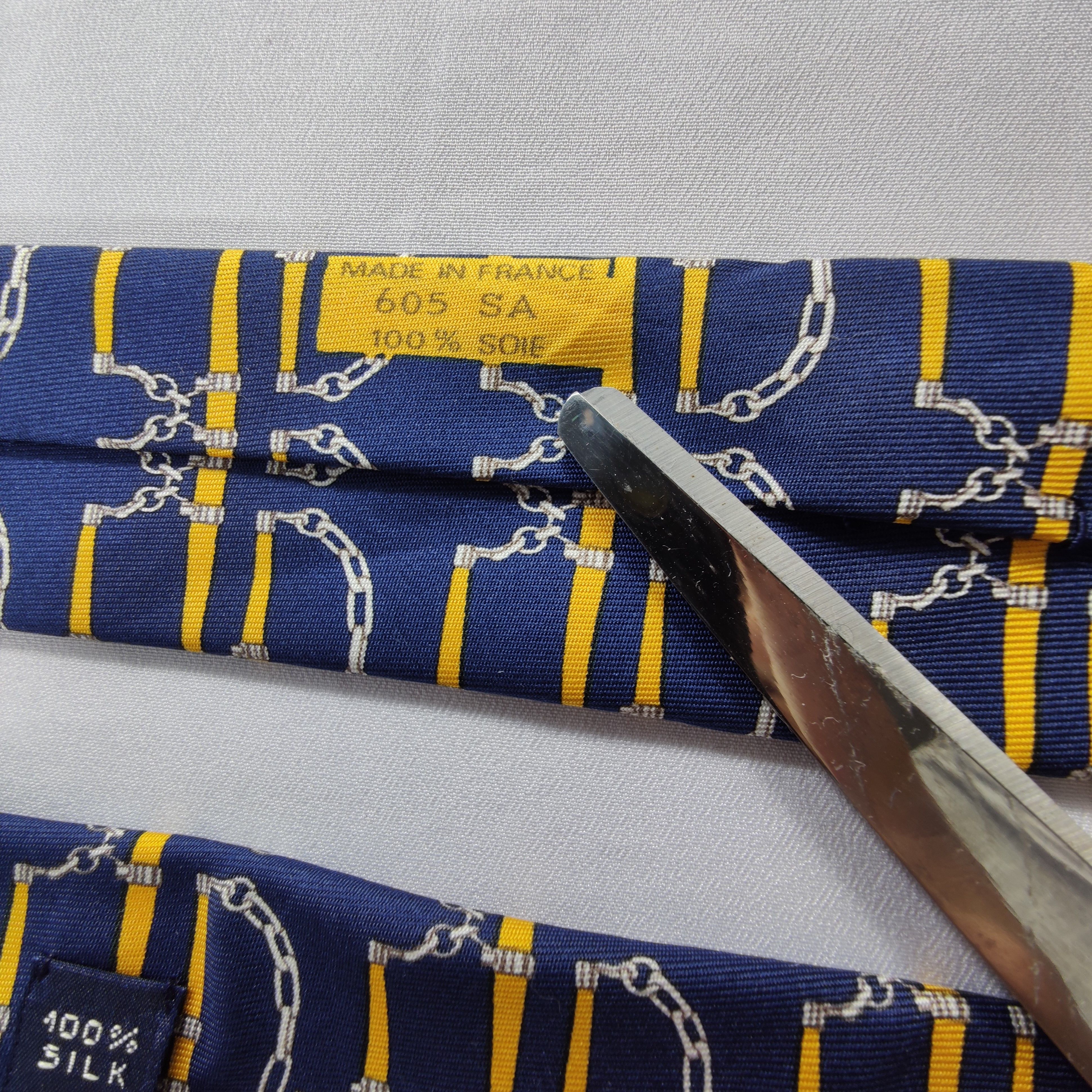 Hermes Hermes Silk Tie Size ONE SIZE - 5 Thumbnail