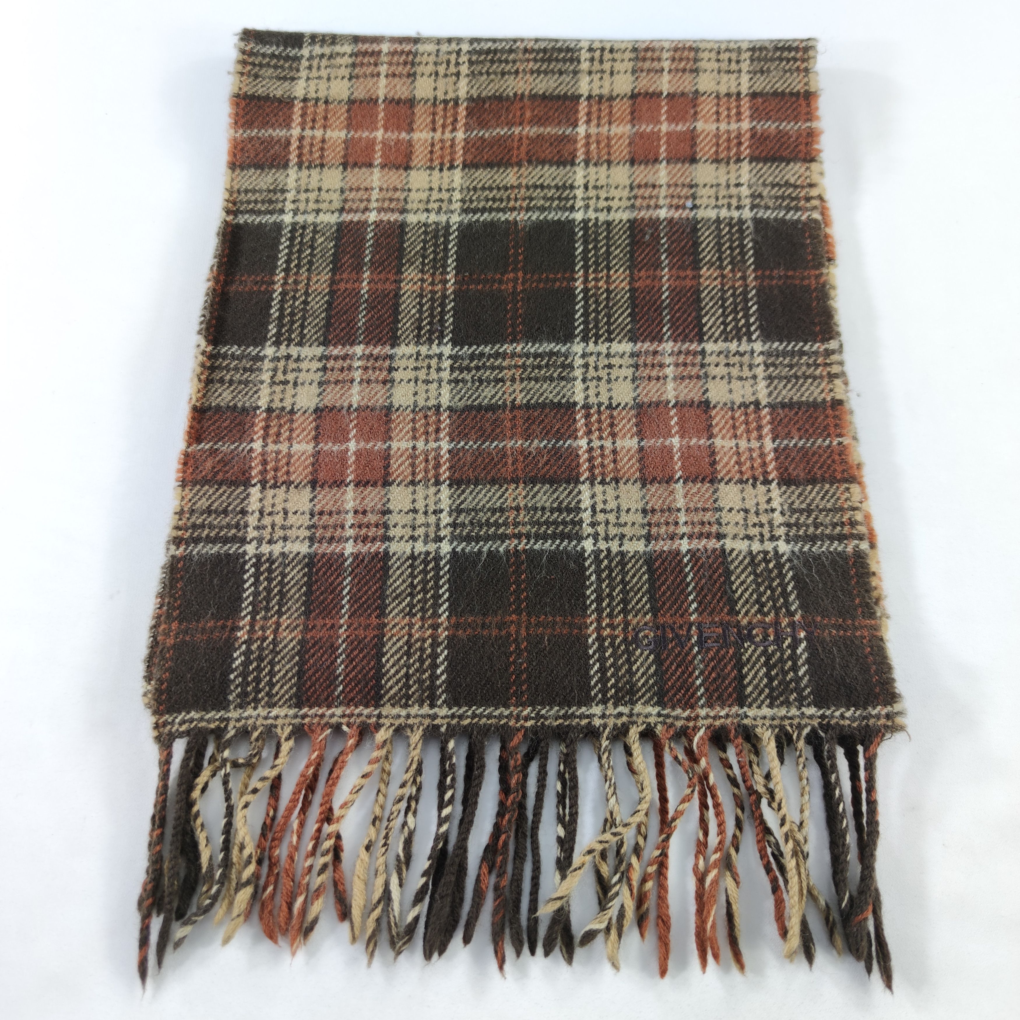 Vintage Givenchy Scarf/Muffler/Wool S104 Size ONE SIZE - 2 Thumbnail