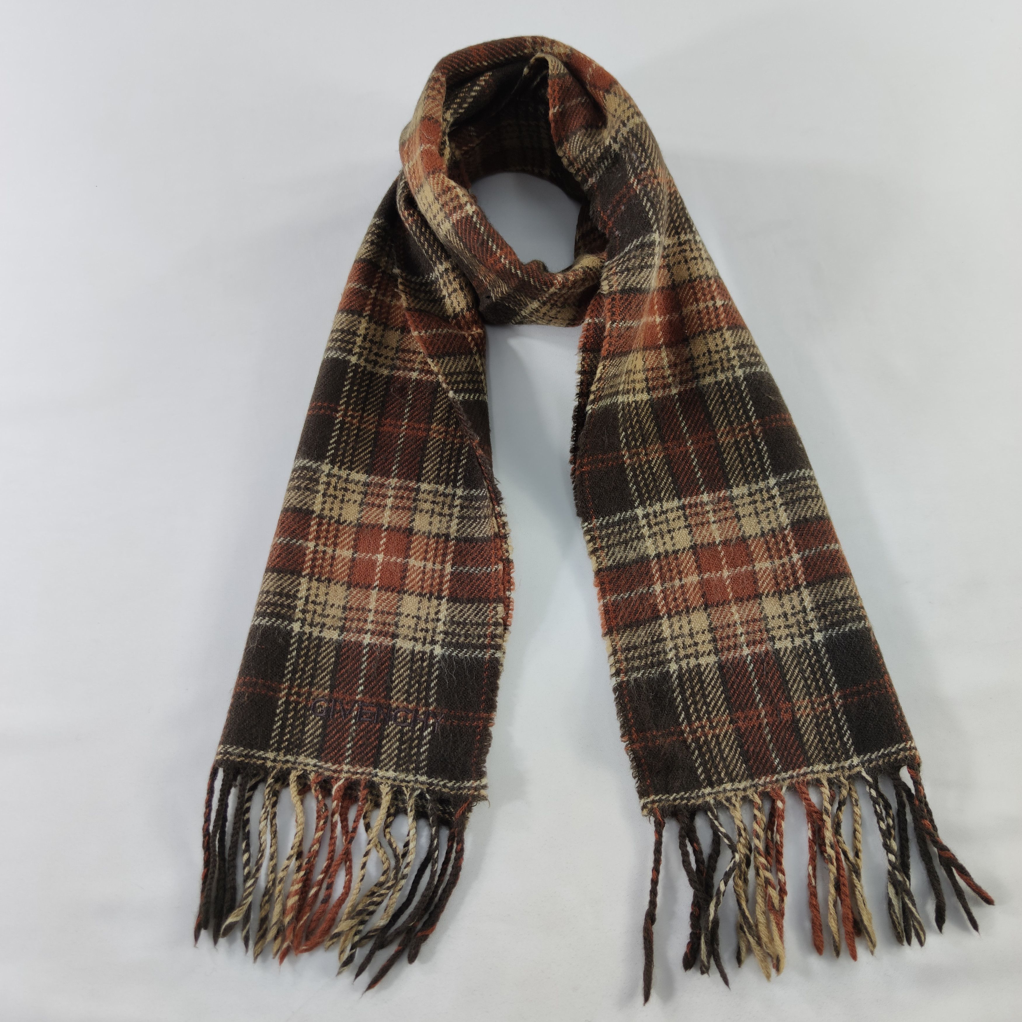 Vintage Givenchy Scarf/Muffler/Wool S104 Size ONE SIZE - 1 Thumbnail