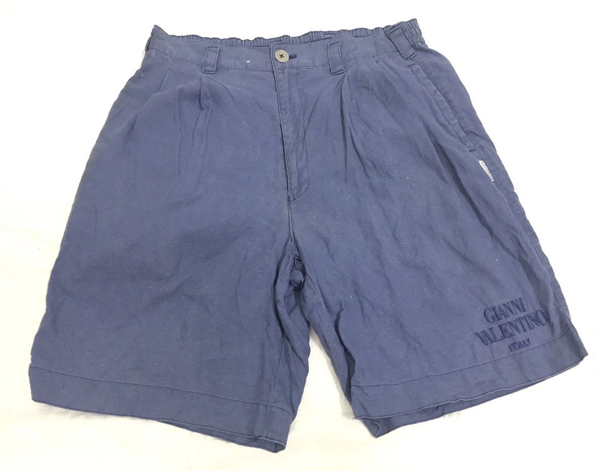 image of Gianni Valentino Italy Short Pant in Blue, Men's (Size 33)