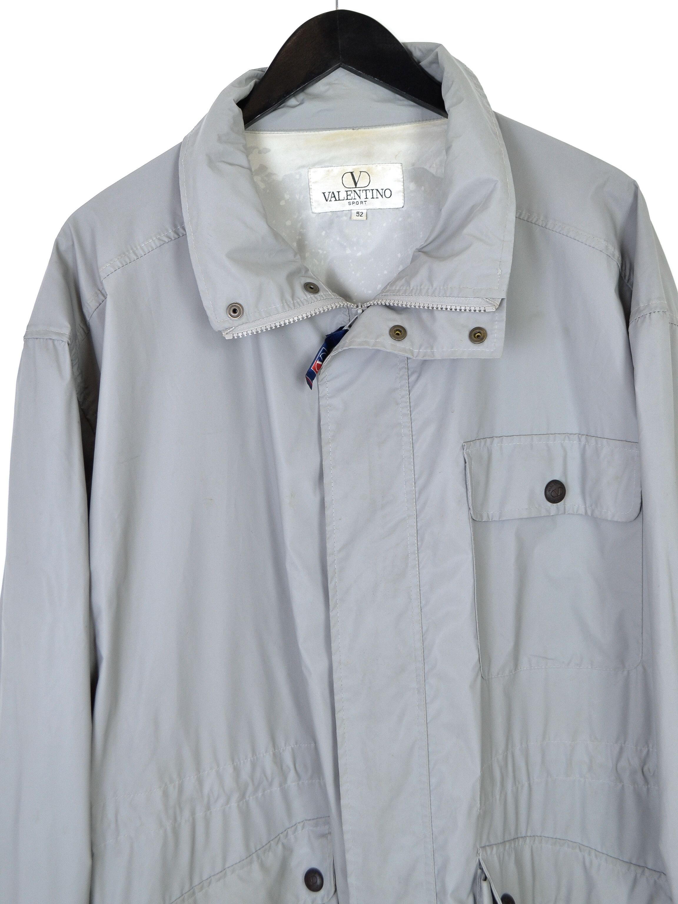 Valentino × Vintage Vintage Valentino Nylon Raincoat Jacket Size US L / EU 52-54 / 3 - 9 Thumbnail