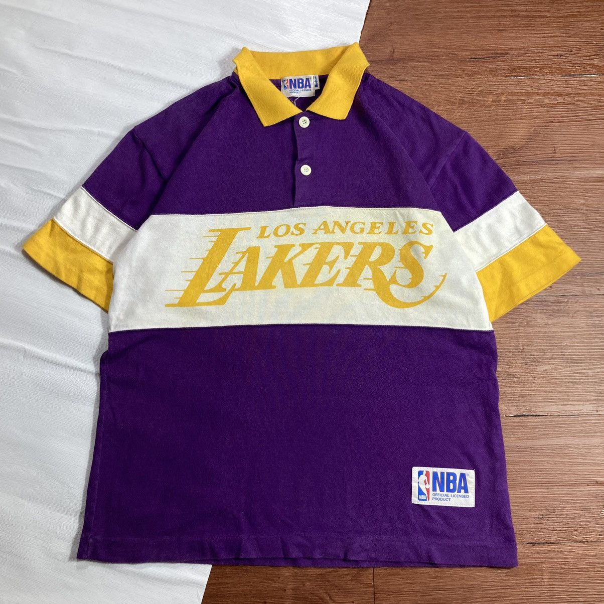 Vintage NBA Los Angeles Lakers Polo Shirt LA Lakers Basketball 