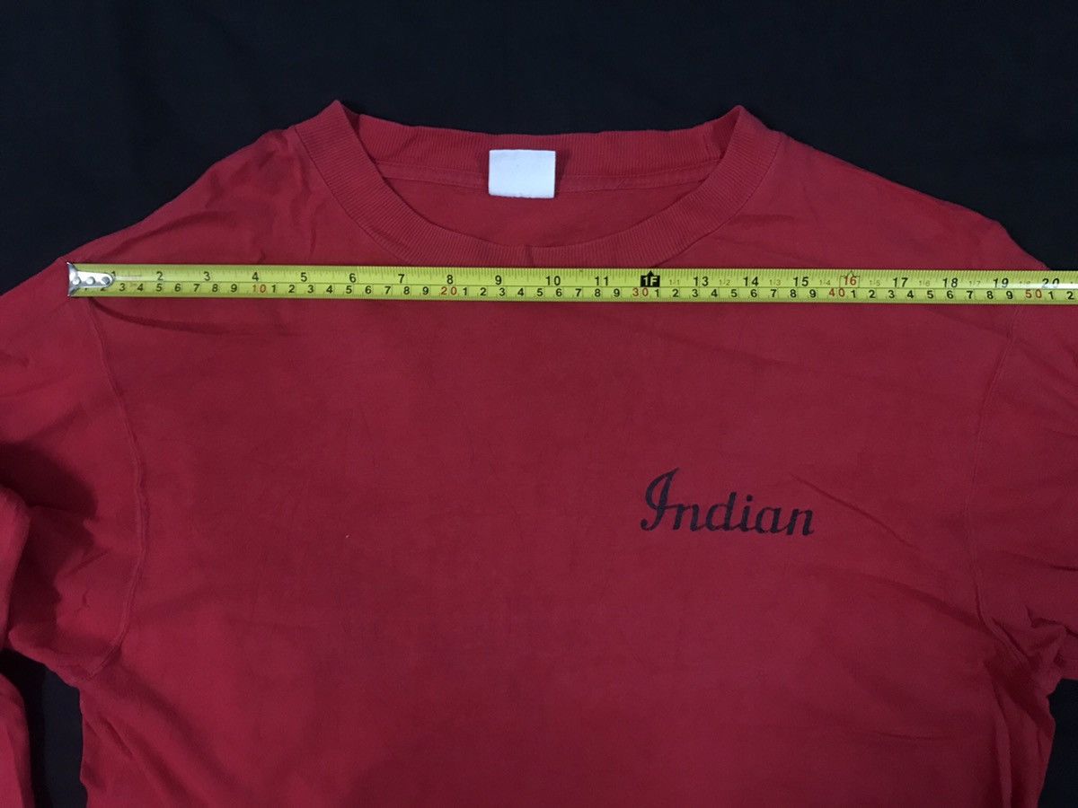 Indian Motorcycle × Vintage Indian Motorcycle Long Sleeve Bikers Tshirt Fire On Sleeves Size US M / EU 48-50 / 2 - 8 Thumbnail