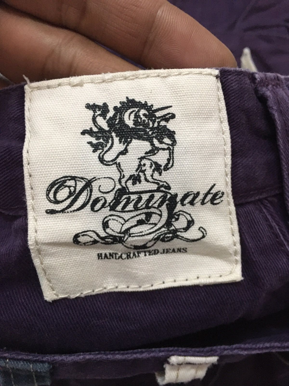 Japanese Brand Hardcrafed Double Waist Faded Purple Thrashed Cargo Size US 30 / EU 46 - 6 Thumbnail