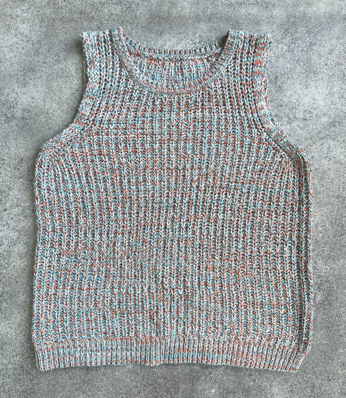 Vintage Vintage knit tank top/vest Grailed