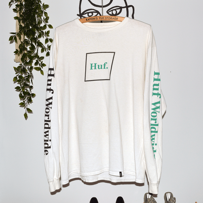 Huf Huf Worldwide Domestic Streetwear Long Sleeve Shirt Grailed