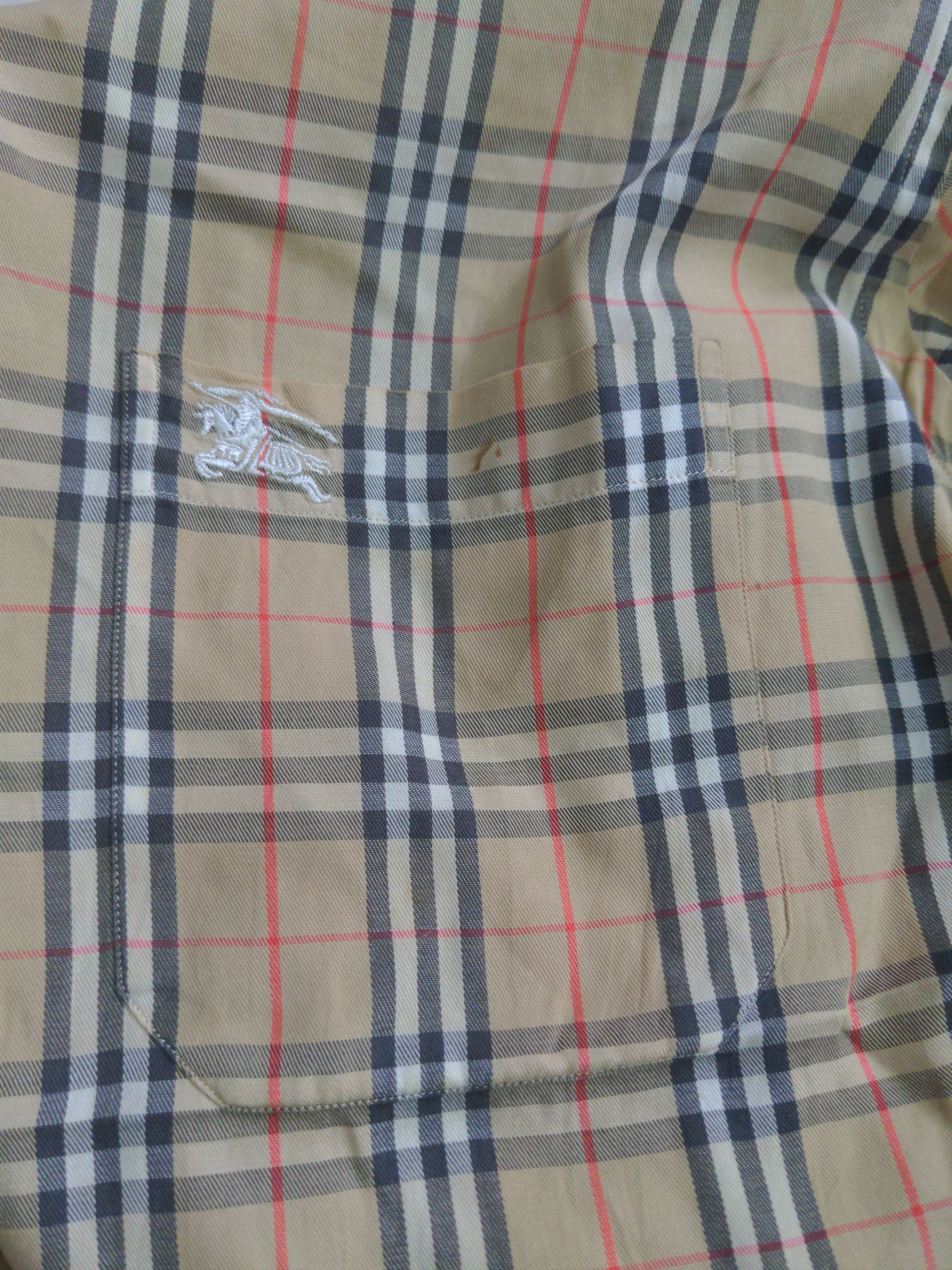 Burberry × Vintage 90s Vintage Burberrys Nova Check Button up Shirt Size US M / EU 48-50 / 2 - 12 Thumbnail
