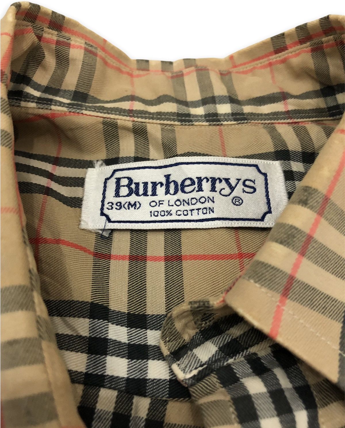 Burberry × Vintage 90s Vintage Burberrys Nova Check Button up Shirt Size US M / EU 48-50 / 2 - 6 Thumbnail