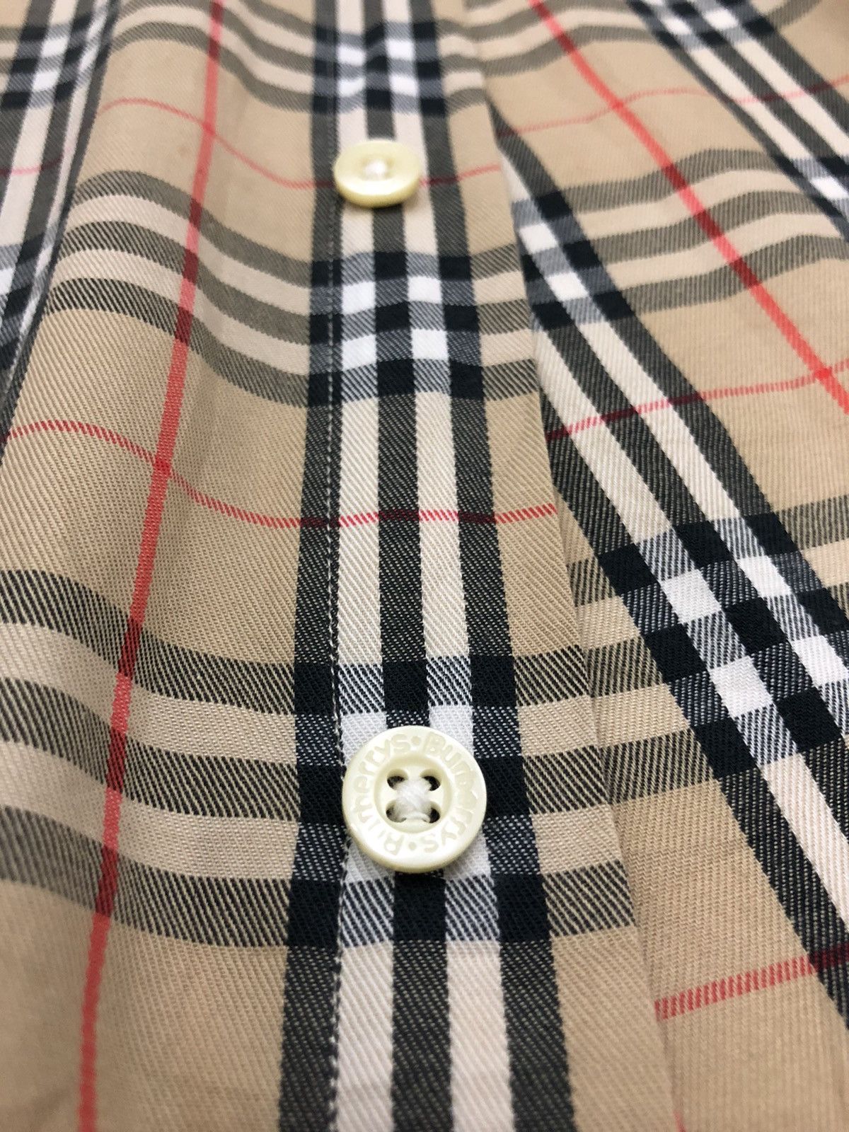 Burberry × Vintage 90s Vintage Burberrys Nova Check Button up Shirt Size US M / EU 48-50 / 2 - 7 Thumbnail
