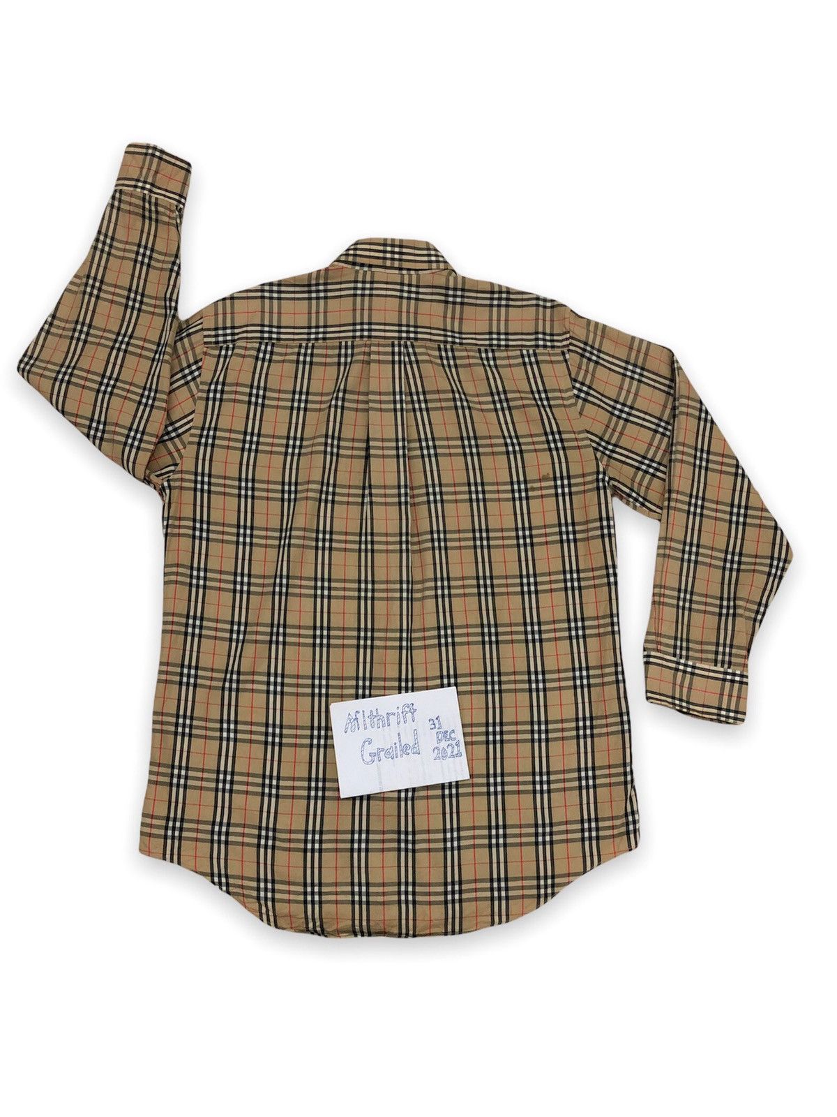 Burberry × Vintage 90s Vintage Burberrys Nova Check Button up Shirt Size US M / EU 48-50 / 2 - 5 Thumbnail