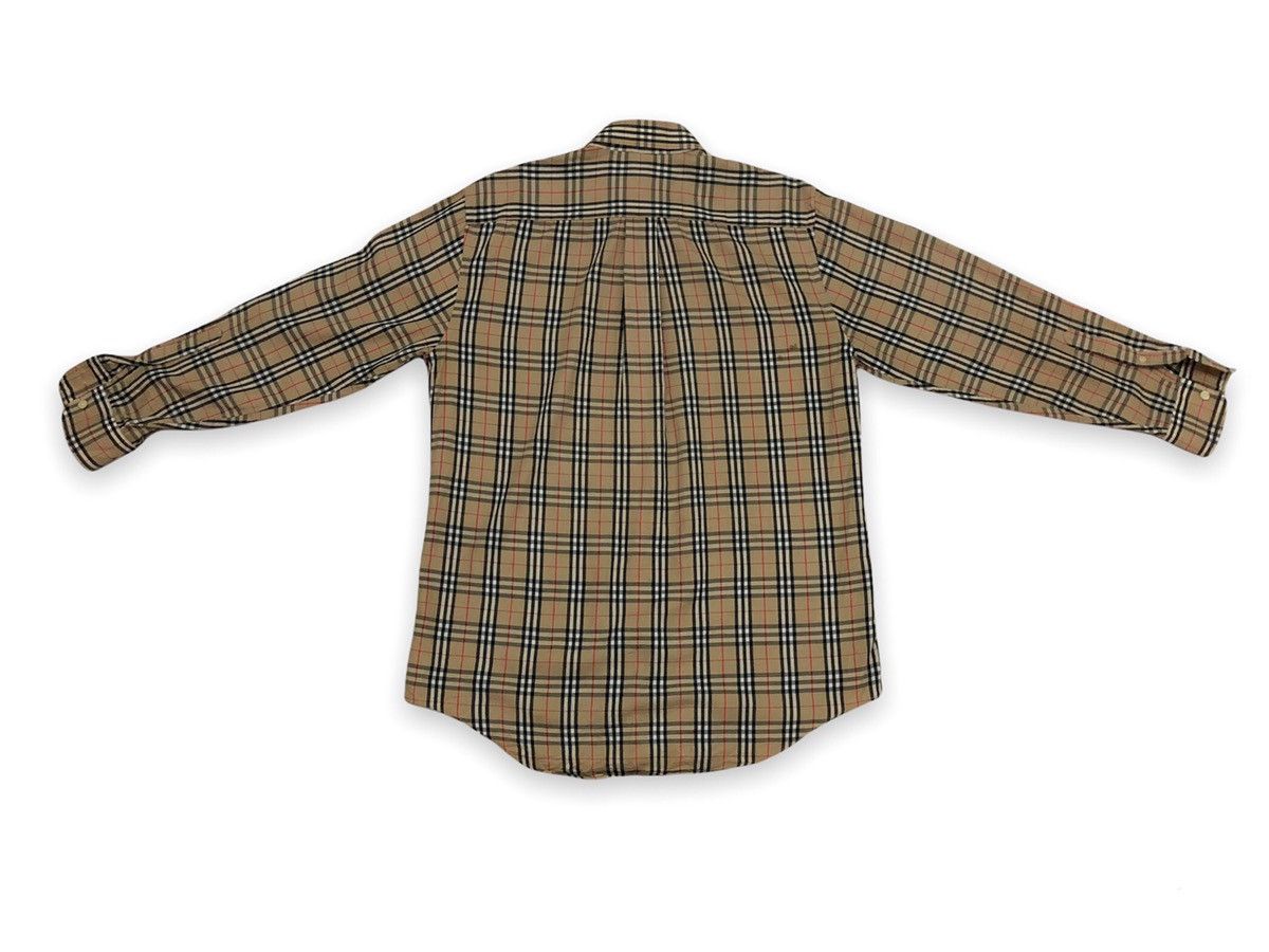 Burberry × Vintage 90s Vintage Burberrys Nova Check Button up Shirt Size US M / EU 48-50 / 2 - 3 Thumbnail