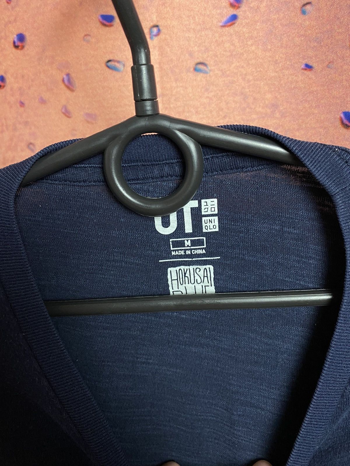 Uniqlo Uniqlo x Hokusai Blue streetwear Japanese tee Size US M / EU 48-50 / 2 - 3 Thumbnail