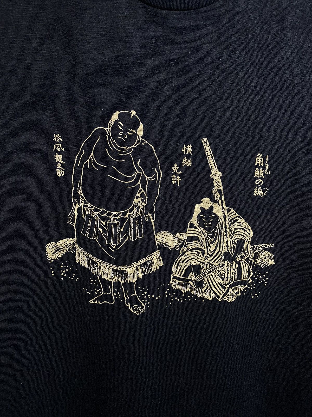 Uniqlo Uniqlo x Hokusai Blue streetwear Japanese tee Size US M / EU 48-50 / 2 - 2 Thumbnail