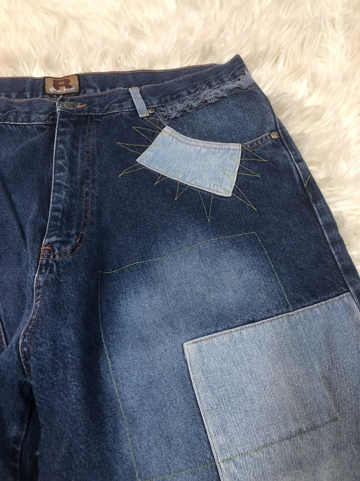 Japanese Brand × Other × Seditionaries patchwork denim symbolic rock logo graphic by Bucker 🤟🏼 Size US 40 / EU 56 - 4 Thumbnail
