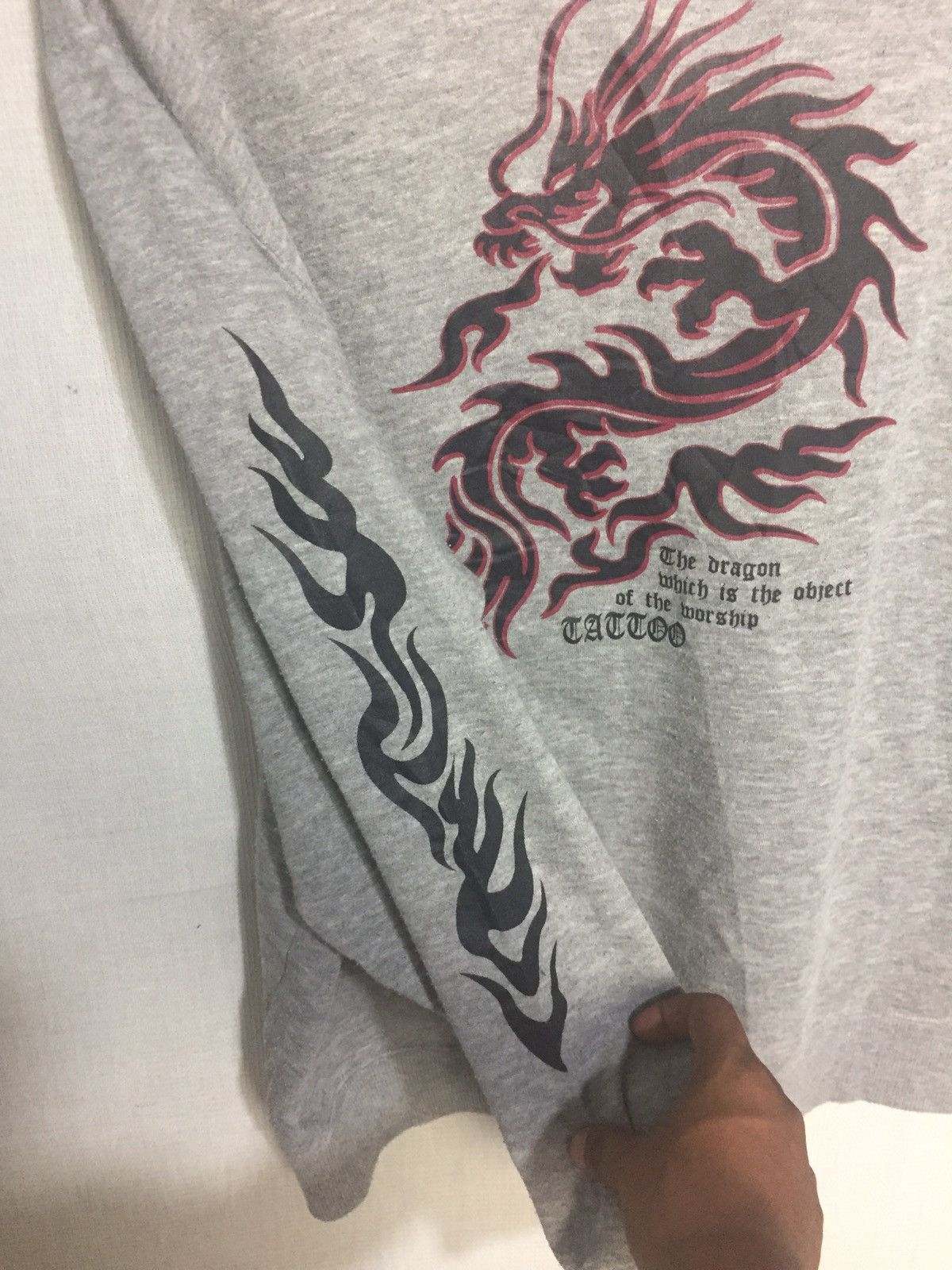 Japanese Brand Worship the dragon tattoo sweatshirt big print Size US L / EU 52-54 / 3 - 4 Thumbnail