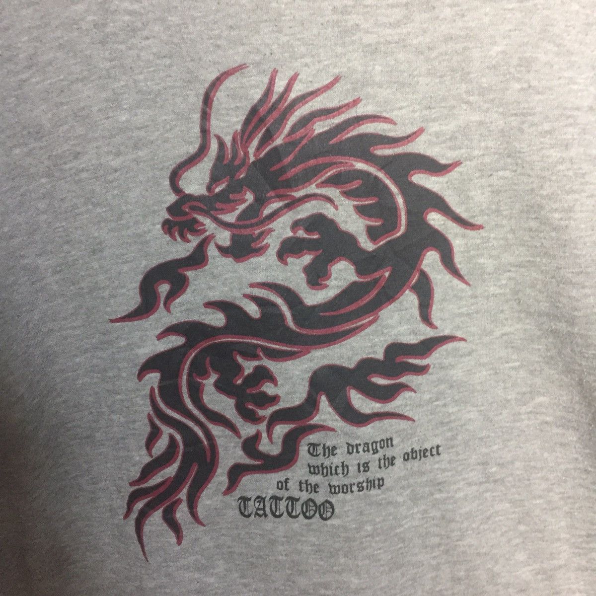 Japanese Brand Worship the dragon tattoo sweatshirt big print Size US L / EU 52-54 / 3 - 3 Thumbnail