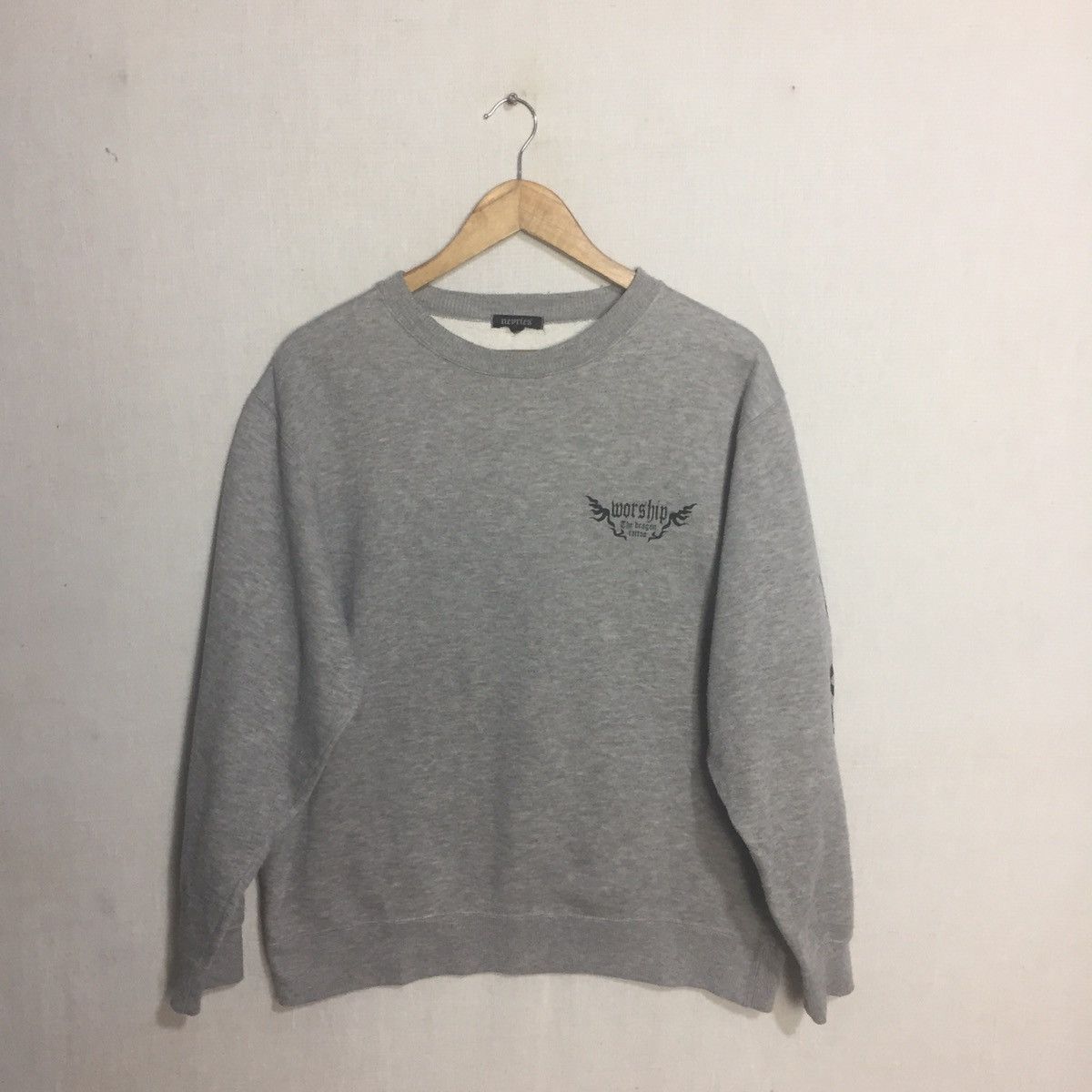 Japanese Brand Worship the dragon tattoo sweatshirt big print Size US L / EU 52-54 / 3 - 1 Thumbnail
