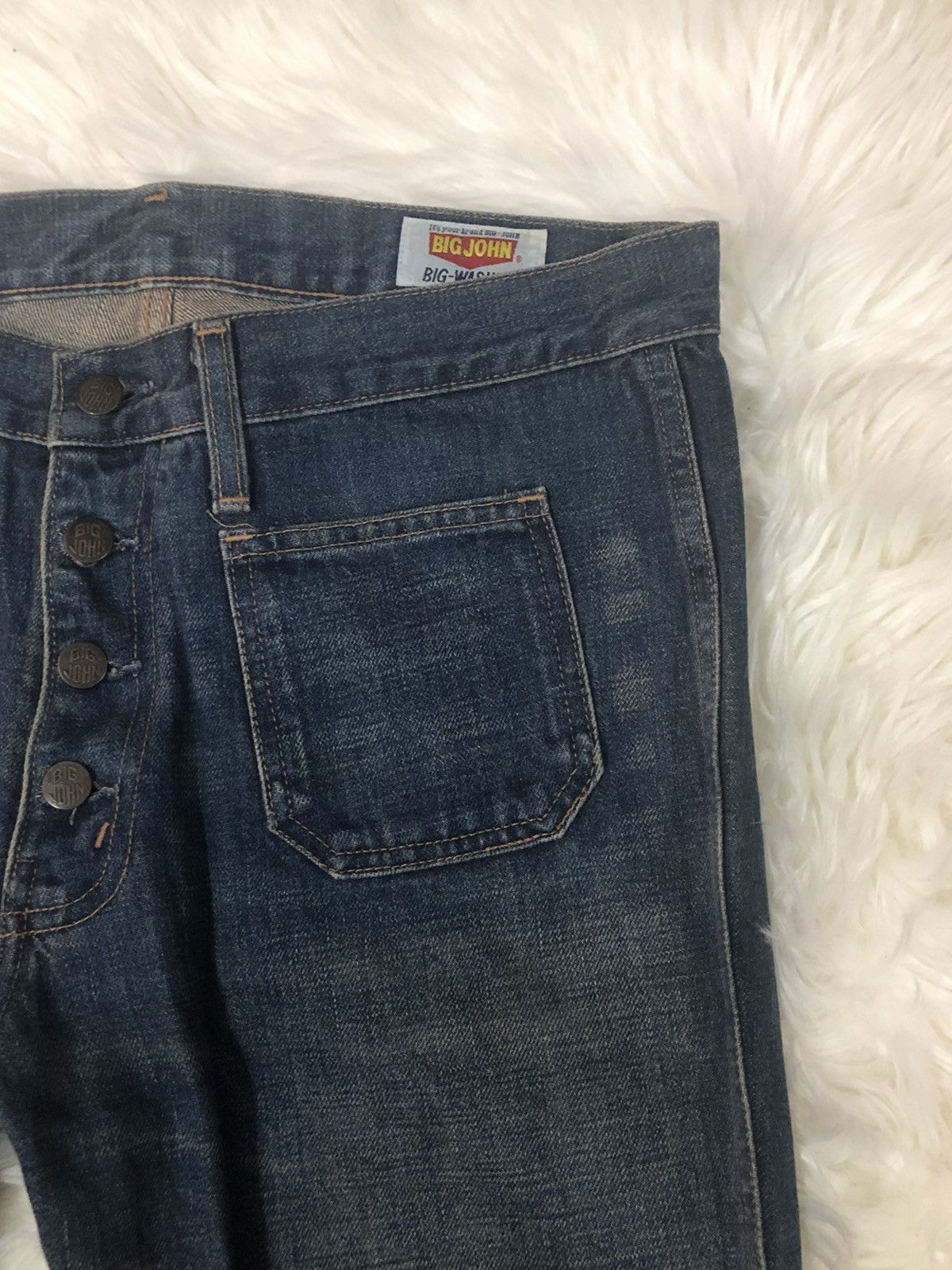 Big John × Designer × Japanese Brand Big John Japanese bush Denim Boot cut Size US 34 / EU 50 - 4 Thumbnail