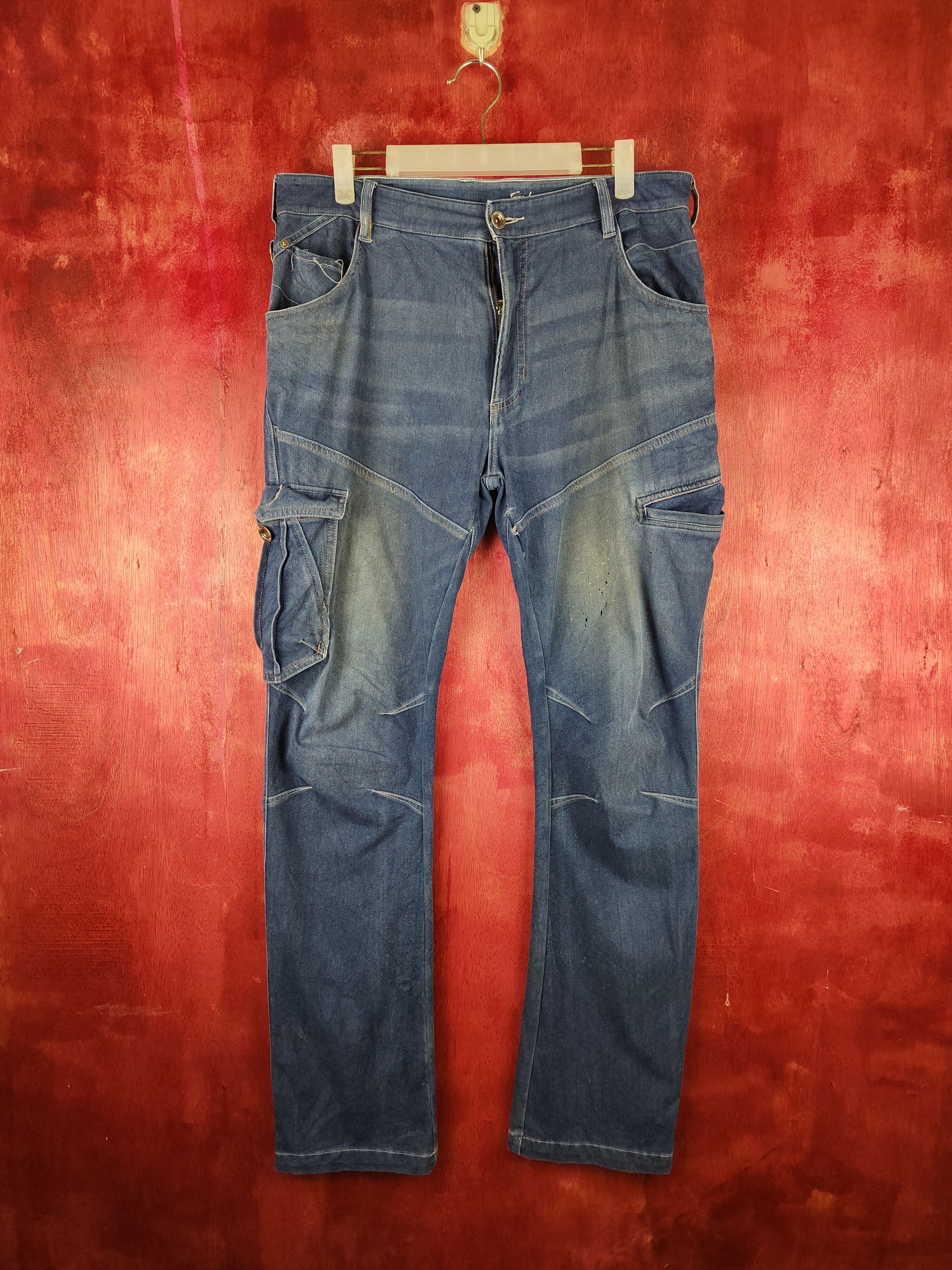 Comoli × Japanese Brand 2020SS Comoli Belted Denim Pants Indigo 3