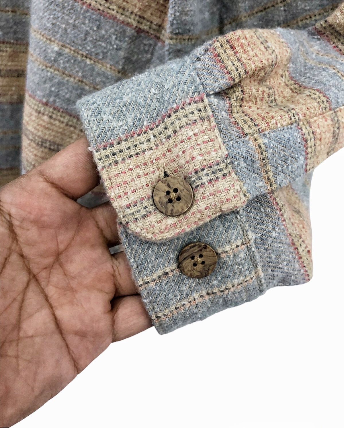 Warehouse & Co. 90's Warehouse Japan mixed blend double pocket shirt Size US L / EU 52-54 / 3 - 11 Thumbnail