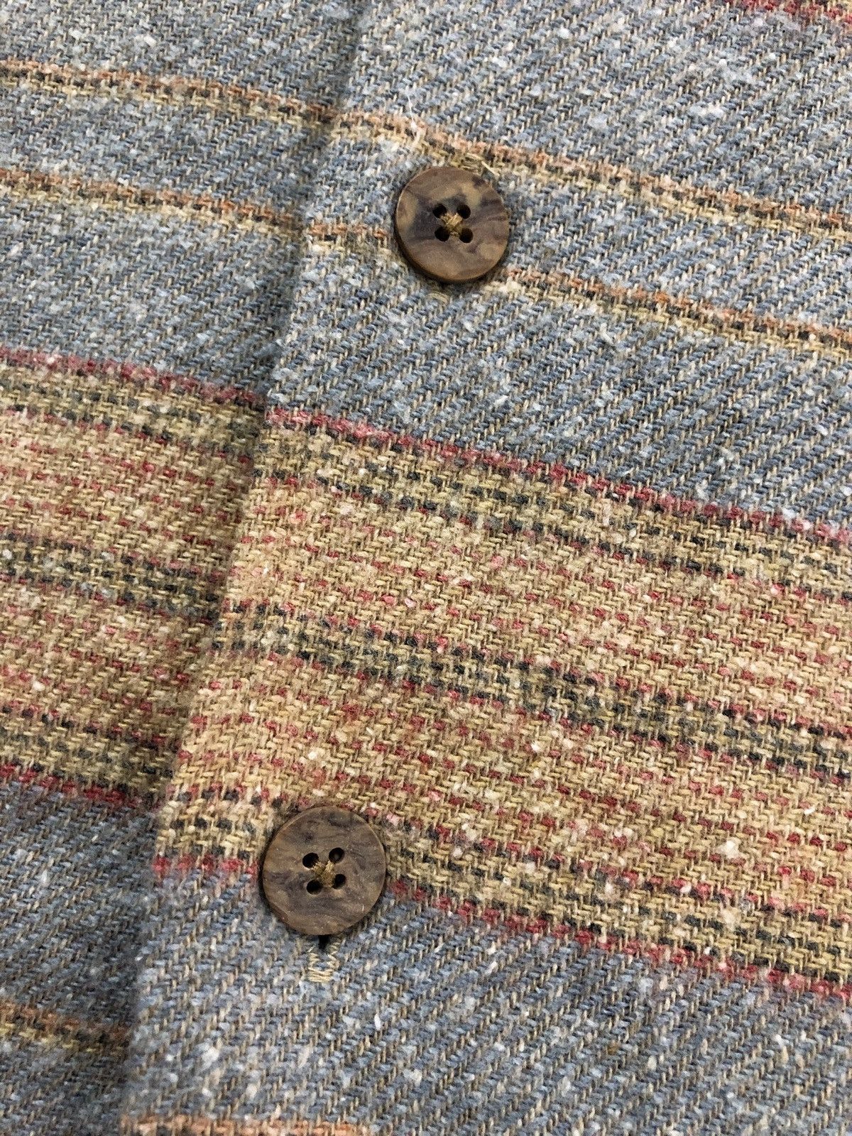 Warehouse & Co. 90's Warehouse Japan mixed blend double pocket shirt Size US L / EU 52-54 / 3 - 14 Thumbnail
