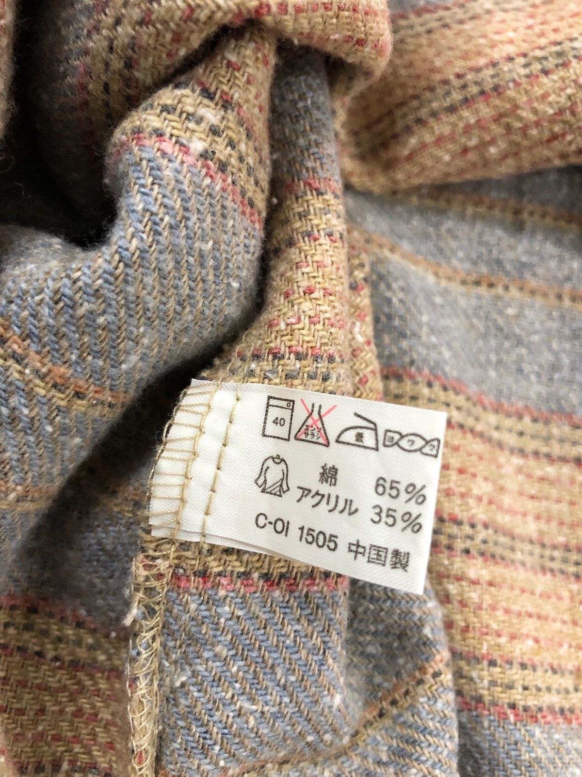 Warehouse & Co. 90's Warehouse Japan mixed blend double pocket shirt Size US L / EU 52-54 / 3 - 13 Thumbnail