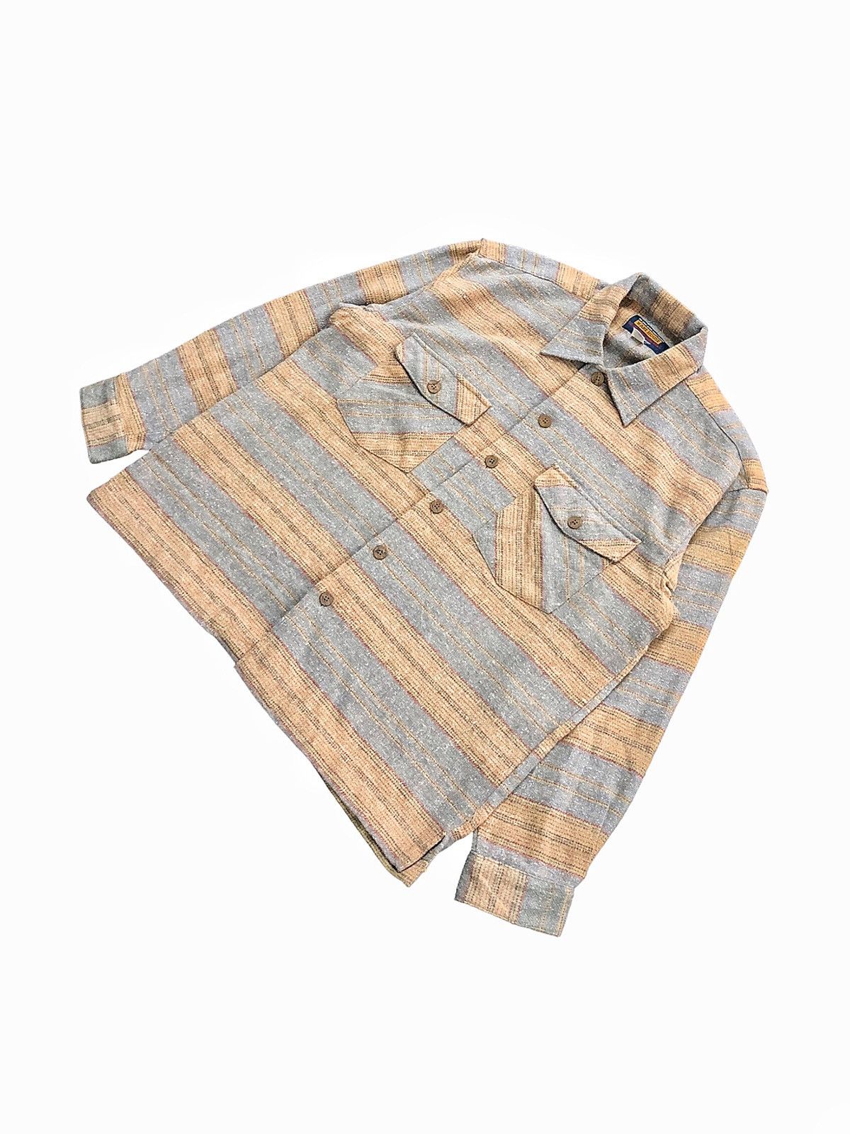 Warehouse & Co. 90's Warehouse Japan mixed blend double pocket shirt Size US L / EU 52-54 / 3 - 4 Thumbnail