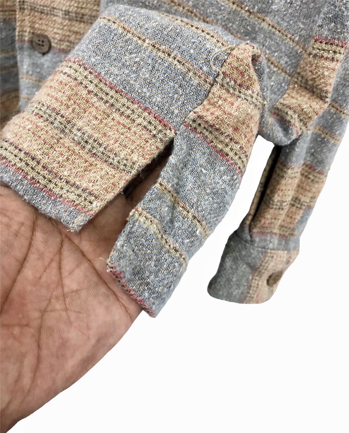 Warehouse & Co. 90's Warehouse Japan mixed blend double pocket shirt Size US L / EU 52-54 / 3 - 12 Thumbnail