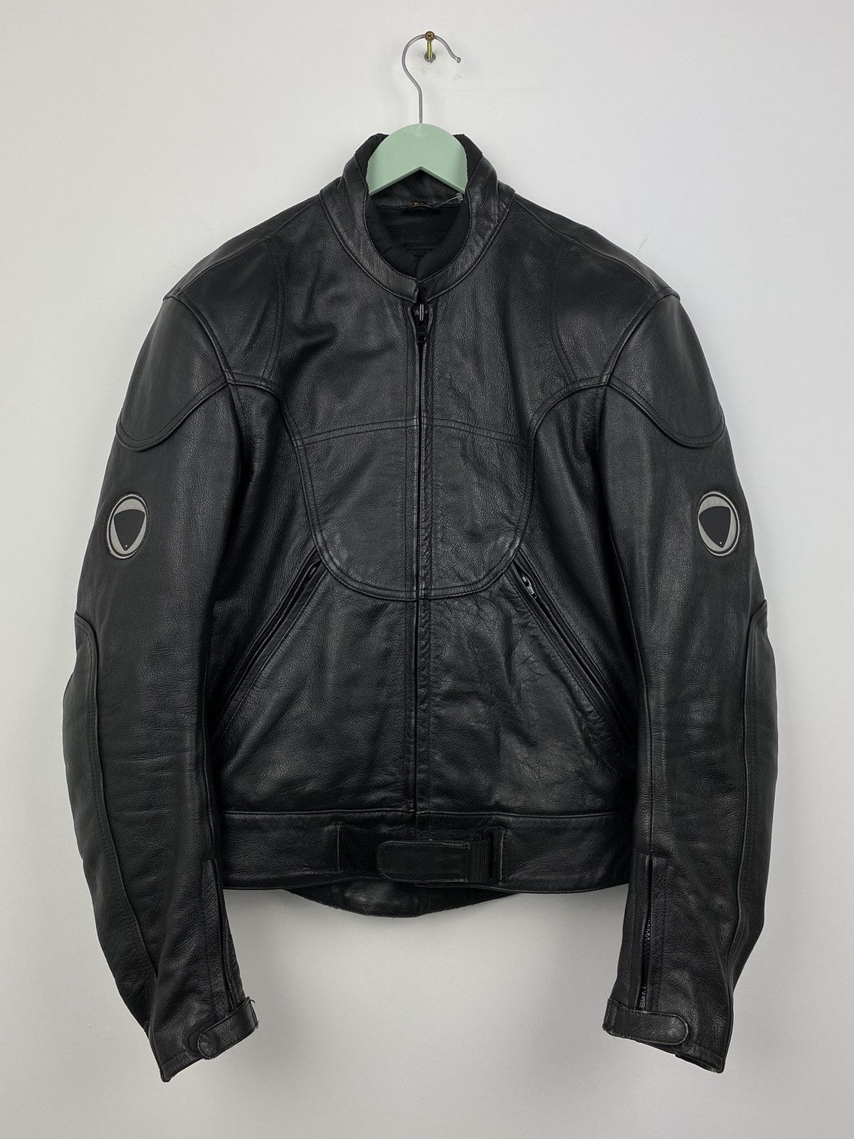 Genuine Leather Vintage Y2K Schuh Leather Racing Moto Jacket Marlboro BMW Size US M / EU 48-50 / 2 - 1 Thumbnail