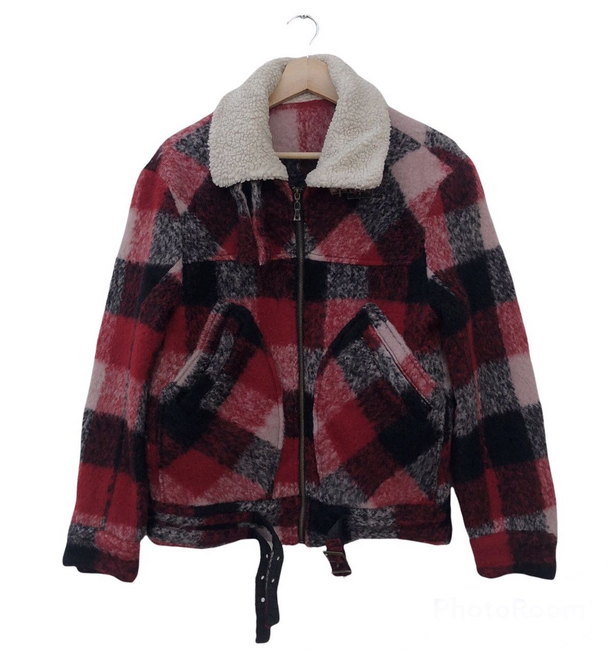 Japanese Brand MOHAIR JACKET TARTAN DESIGN BY SEMANTIC DESIGN RARE COLOUR Size US M / EU 48-50 / 2 - 1 Thumbnail