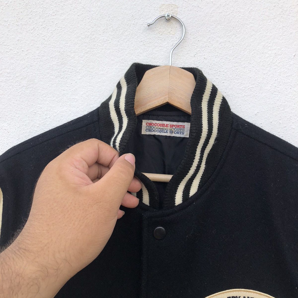 Japanese Brand VINTAGE VARSITY JACKET CROCODILE SPORTS BIG LOGO Size US M / EU 48-50 / 2 - 6 Thumbnail